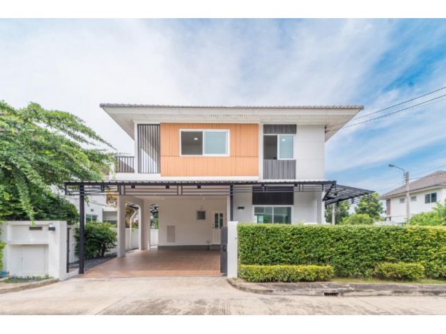 ขาย บ้านเดี่ยว ฟรีโอน แถมแอร์ ม่านทั้งหลังPerfect Park Suwannabhumi : เพอร์เฟค พาร์ค สุวรรณภูมิ 146 ตรม. 58 ตร.วา บ้านพร้อมอยู่
