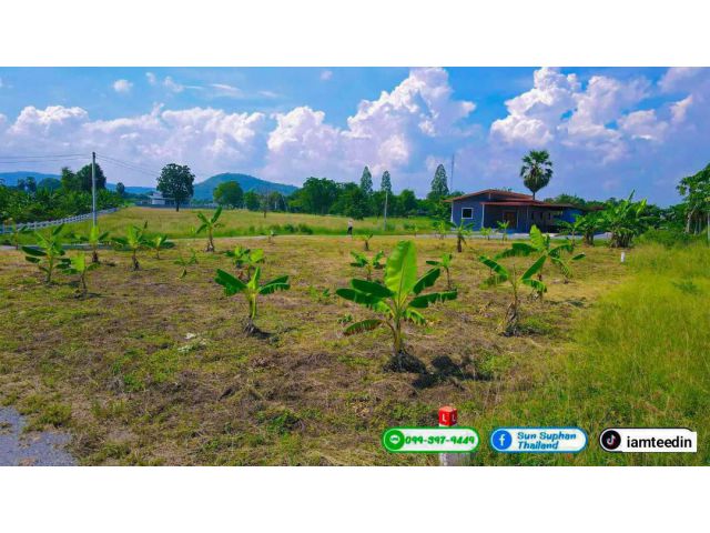 ที่ดินสดผ่อนได้่ วิวเขาสวย*น้ำไม่ท่วม ติดถนน 2 ด้าน มีไฟฟ้าประปาพร้อม โฉนดครุฑแดง