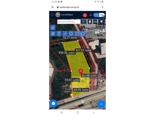 LS2 ขายที่ดิน 7.5 ไร่ ติดถนนทางด่วน พระราม 2 ติดกับนิคมสมุทรสาคร บางกระเจ้า สมุทรสาคร ผังชมพู ราคาถูก