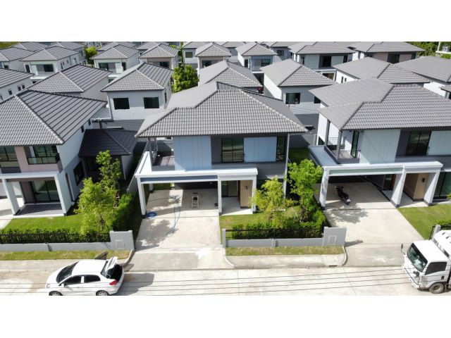 ขายบ้านเดี่ยว หมู่บ้านคณาสิริ ศาลายา-ปิ่นเกล้า แบรนด์ แสนสิริ บ้านใหม่ ซื้อไว้ยังไม่ได้ย้ายเข้าอยู่ เนื้อที่ 50 ตารางวา