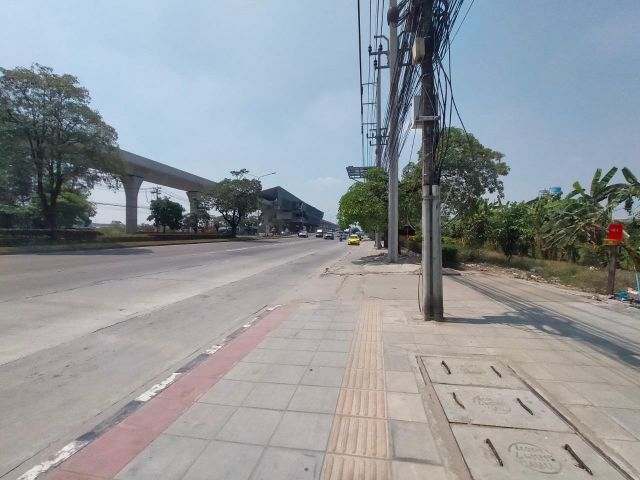 R624-036ขายที่ดินสุดยอดทำเลรามคำแหง 9-1-26.9 ไร่ติดถนนรามคำแหง (3726.9ตรว.)ใกล้การประปาสาขามีนบุรี ห่างสถานีรถไฟฟ้าประมาณ150-200เมตร