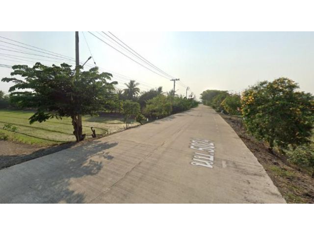 ที่ดินไทรน้อย 27 ไร่ ที่ดินตำบลไทรใหญ่ มีถนนทางหลวงตัดผ่านที่ดิน ที่ดินนนทบุรี ใกล้วัดสโมสรไทรใหญ่