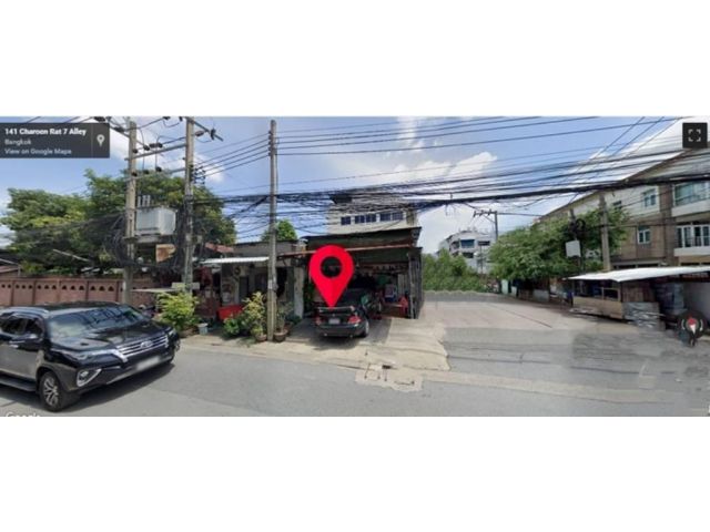 Land for sale Lower market price Rama 3 Soi 21   for shop & office.