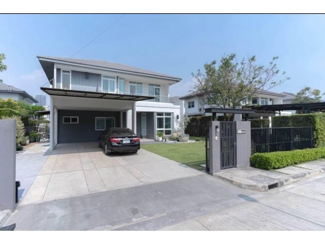 ให้เช่าและขาย บ้านเดี่ยว 2ชั้น หมู่บ้าน มัณฑนา บางนา กม.7 พร้อมเฟอร์นิเจอร์ รหัสทรัพย์ R3030