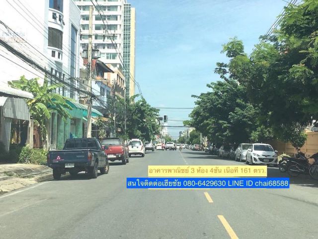 @@อาคารพาณิชย์ 3ห้อง 4ชั้น ติดถนนมหาดไทย กลางเมืองโคราช เนื้อที่ 161 ตรว. @@
