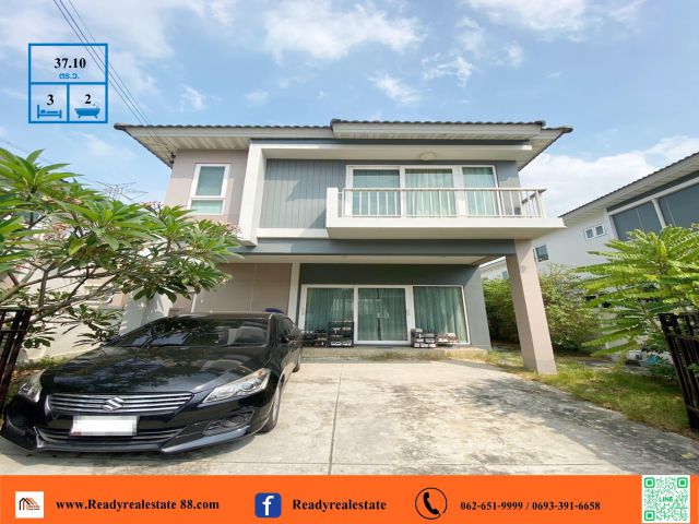 ขายบ้านเดี่ยว   เนื้อที่ 37.10 ตรว. ม.ศุภาลัย โมด้า ปิ่นเกล้า-พุทธมณฑล สาย3 สวยพร้อมอยู่ จัดกู้ฟรี
