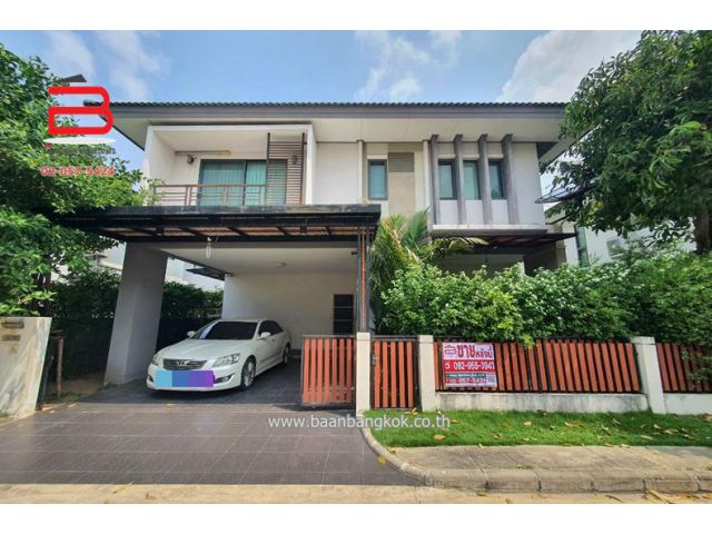 บ้านเดี่ยว 2 ชั้น โครงการ ฮาบิเทีย-วัชรพล เนื้อที่ 50.6 ตรว. ถนนวัชรพล แขวงคลองถนน เขตสายไหม จ.กรุงเทพมหานคร