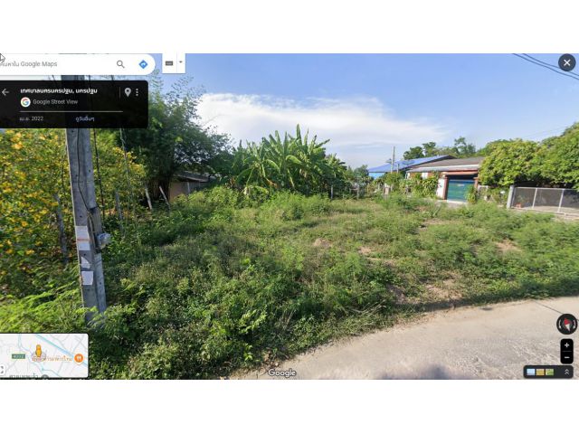 ขายที่ดินเปล่าเนื้อที่ 52ตรว. ถมแล้วใกล้ศาลกวนอู