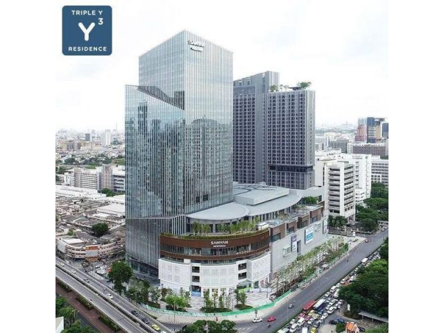 ขาย คอนโด ทริปเปิ้ล วาย เรสซิเด้นท์ คอนโดมิเนียม Leasehold (แบบกรรมสิทธิ์ 30 ปี) โครงการตั้งอยู่บนห้างสามย่านมิตรทาวน์ เ