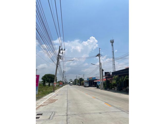 ขายที่ดิน 2 ไร่ หน้าติดถนนตัดใหม่ หลังนิคม ฯ ปิ่นทอง (พื้นที่เขตสีม่วง) ราคาประเมินสูง ที่ดินสวยอนาคตไกล