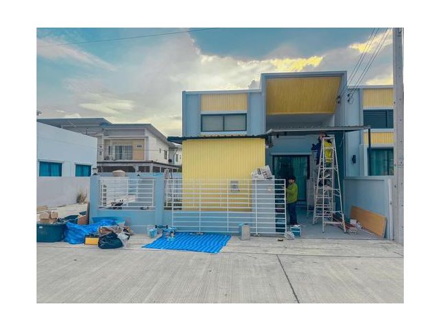 SALE -Townhouse P Ville Village Nongchak Ban Bung, Chonburi ขายทาวน์เฮ้าส์ หมู่บ้านพี วิลล์ หนองชาก บ้านบึง ชลบุรี พื้นท