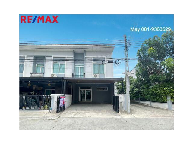 ขายบ้านซอยราชวินิตบางแก้ว Casa City Bangna  หมู่บ้านคาซ่า ซิตี้ บางนา บ้านหลังริม ต่อเติมหน้าหลัง