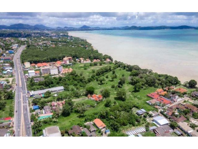 R624-044ขายที่ดินสวยมาก 15-0-29 ติดทะเลภูเก็ต  หาดเฟรนด์ชิพ ราไวย์ ตำบลราไวย์ อำเภอเมือง จังหวัดภูเก็ต  วิวทะเลสวยงามของอ่าวฉลอง เกาะโหลน เ