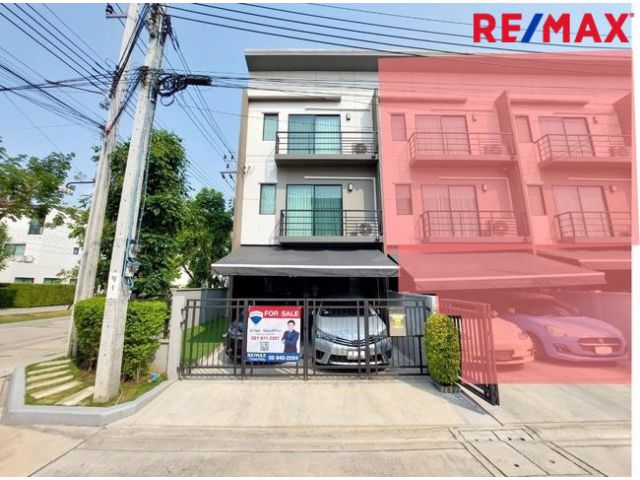 ขายทาวน์โฮม 3 ชั้น บ้านกลางเมือง ราชพฤกษ์-สาทร ต้นโครงการ ห้องมุม 24 ตารางวา สภาพใหม่
