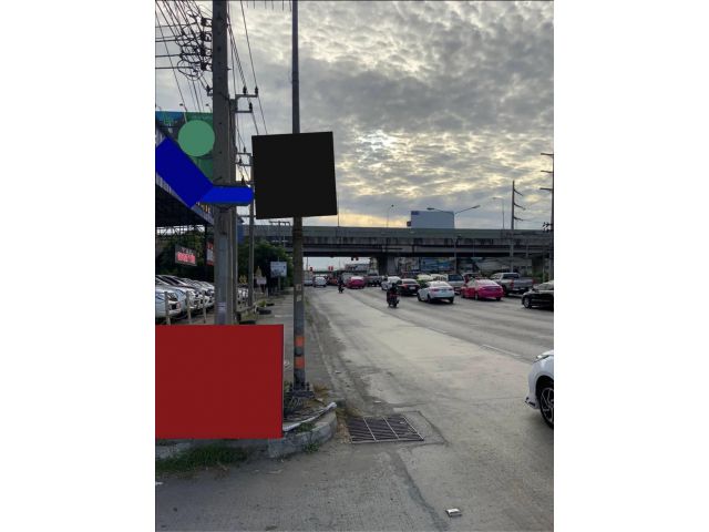 ขายด่วนที่ดิน ติดถนนสี่แยกเทพารักษ์ กม.12 *เพียง 75,000 บาท/วา (N.958)