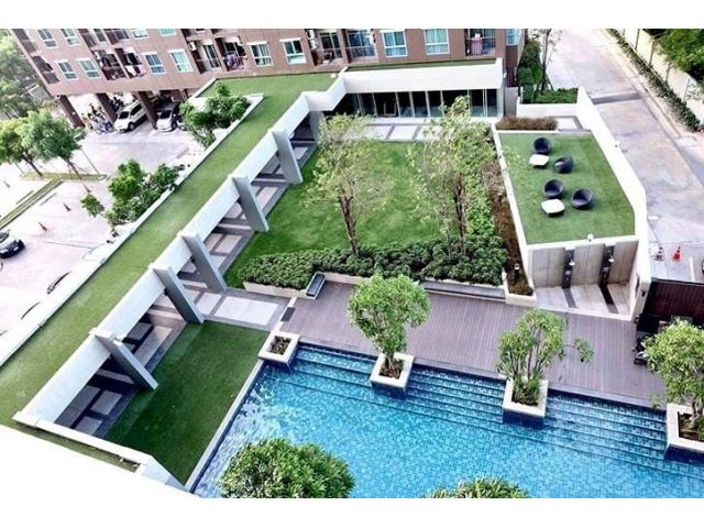 ให้เช่า คอนโด พาร์คแลนด์ ไลท์ สุขุมวิท-ปากน้ำเจ้าของ] 1 ห้องนอน 28.37 ตรม.  ชั้น 16 อาคาร B  เช่า 5,800 บาท/เดือน