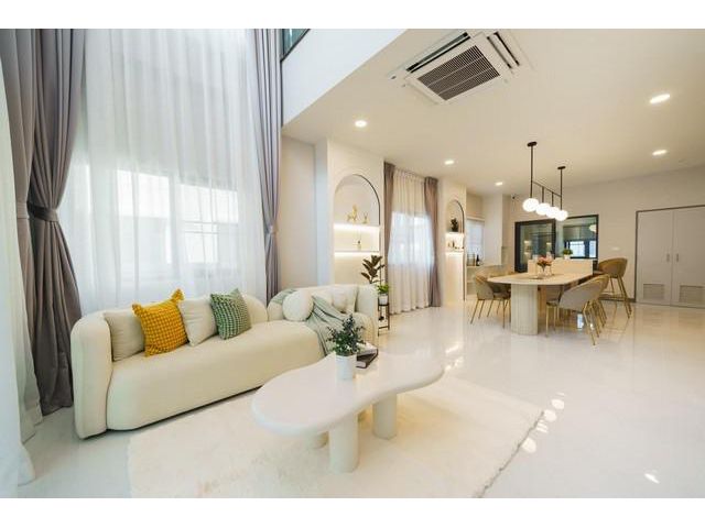 P208 ให้เช่า ขาย บ้านเดี่ยว เดอะ ซิตี้ บางนา The City Bangna ติด Mega บางนา โครงการใหม่ บ้านใหม่ตกแต่ง พร้อมเข้าอยู่ บาง