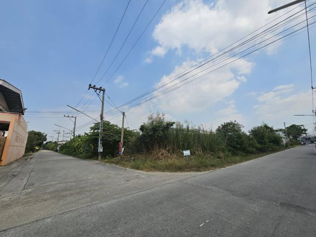 AS050 ขายที่ดินถมแล้ว พร้อมสร้างโรงาน ผังเมืองสีม่วง ขนาดที่ดิน 2-0-80 ไร่ สมุทรสาคร