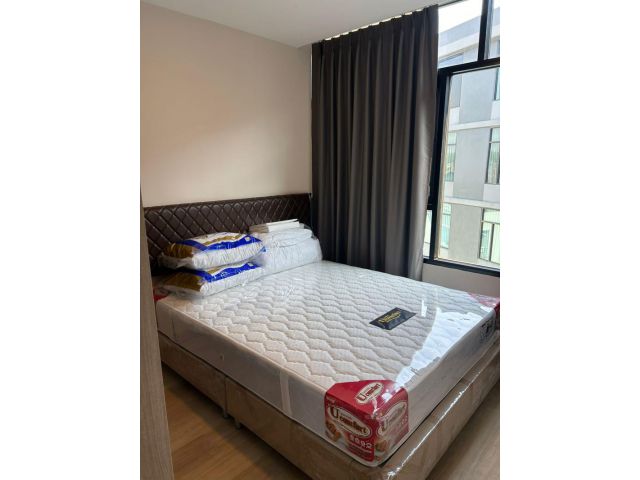 #ให้เช่า  The Indeed Condo เก้ากิโล ศรีราชา #พร้อมอยู่10เมย ห้องใหม่แกะกล่อง รอลงเฟอร์ยังไม่ครบ
