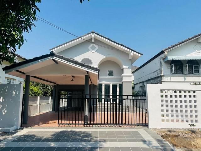Sale ขาย บ้านเดี่ยว บ้านเล่นระดับ รีโนเวทใหม่ หมู่บ้านเมืองทองการ์เด้น พัฒนาการ65 ใกล้ทางด่วนพระราม9