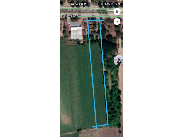 ที่ดินติดถนนใหญ่ เส้นสุพรรณบุรี-ชัยนาท 4-3-64 ไร่ เหมาะทำธุรกิจ ค้าขาย  ร้านค้า โกดัง รีสอร์ท อื่นๆ