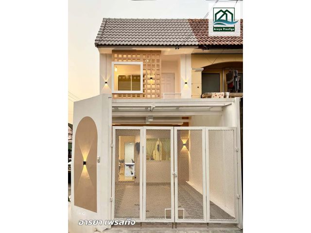 ภูมิใจนิเวศน์1 โครงการ9 บ้านหลังมุม ตกแต่งพร้อมเข้าอยู่