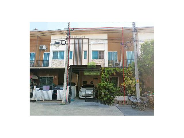 หมู่บ้านพลีโน่ ราชพฤกษ์ พระราม 5 นนทบุรี ขายด่วน ทาวน์เฮ้าส์ 2 ชั้น เนื้อที่ 23.70 ตร.ว ทำเลดี การเดินทางสะดวก