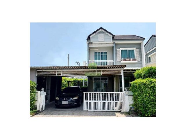 หมู่บ้านเดอะ วิลเลจ บางนา-วงแหวน2 บางพลี สมุทรปราการ ขายด่วน ทาวน์เฮ้าส์ 2 ชั้น แปลงมุม เนื้อที่ 35.90 ตร.ว ทำเลดี พร้อม