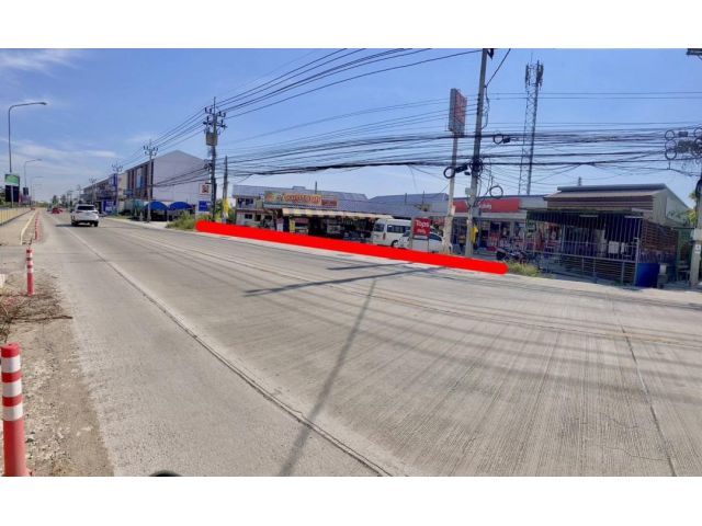 R624-024 ขายที่ดินไร่ 14ใจกลางบางใหญ่ หน้าติดถนนคลองถนน ไกล้สถาณี รถไฟฟ้าคลองบ้านไผ่3กิโล ไกล้เซนทรัลเวสเกต6กิโล ราคาไม่แพงตรว.42,500บาท