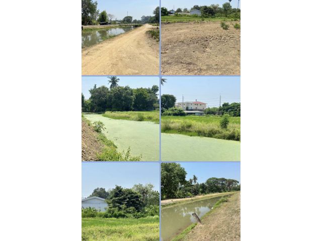 ที่ดินติดคลองติดถนน