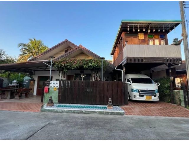 ขายและให้เช่าบ้านสันกำแพง วิวทุ่งนา ใกล้กาดเจริญๆ (3นอน 2น้ำ) ค่าเช่า 25,000/ขาย 4ล้าน