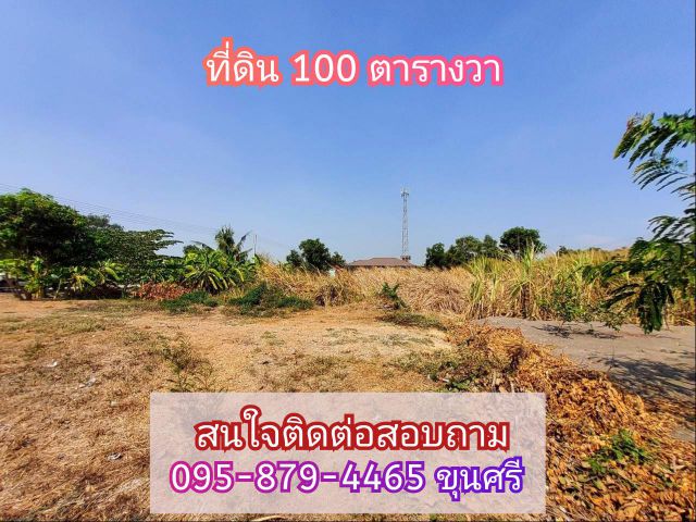 ขายถูก!!! ที่ดินใกล้วัดธรรมกาย 100 ตารางวาถมแล้ว ติดถนนคอนกรีต ซอย คลองสาม 11/7 อ.คลองหลวง จ.ปทุมธานี 095-879-4465