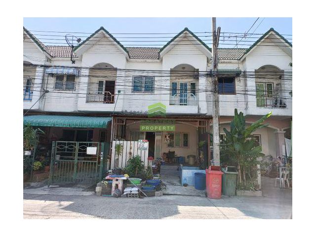 หมู่บ้าน มะลิวัลย์ บางเพรียง ขายด่วน ทาวน์เฮ้าส์ 2 ชั้น เนื้อที่ 19.20 ตร.ว ทำเลดี ต่อเติมครบ ราคาไม่แพง