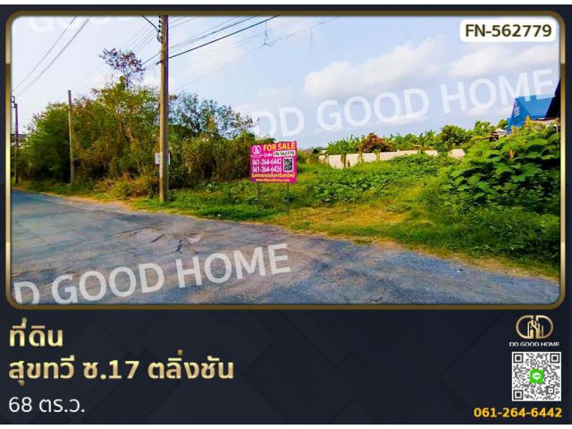ที่ดิน สุขทวี ซ.17 ตลิ่งชัน 68 ตร.ว.