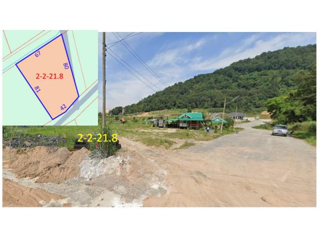 ที่ดินวิวภูเขา เนื้อที่  2ไร่2งาน21.8 ตรว