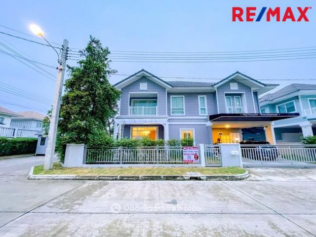 บ้านเดี่ยวโครงการบุราสิริ ปัญญาอินทรา พื้นที่ 75.9 ตร.ว. หลังมุม ใกล้ห้างแฟชั่นฯ ทางด่วนกาญจนาภิเษก ทางด่วนรามอินทรา-อาจ