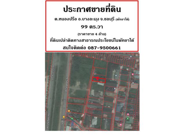 ขายที่ดินในพัทยาใต้