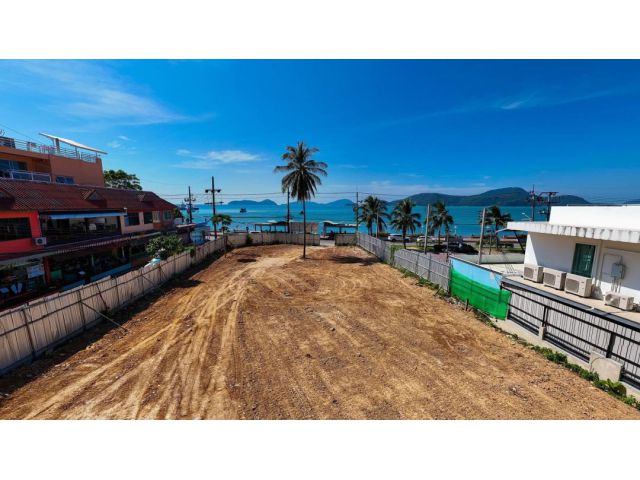 R624-056 Land for sale, Laem Panwa, Phuket, 372 square wah, title deed, public road entrance. Beach road, width 25 meter