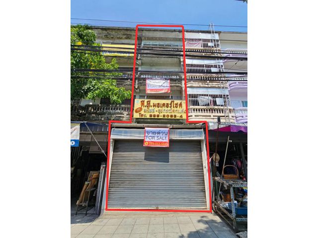 ขายอาคารด่วน  ติดถนนใหญ่อาคารพาณิชย์ 4 ชั้น พุทธมณฑลสาย3 - กรุงเทพฯ