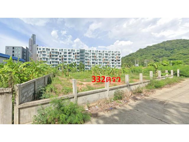ที่ดินศรีราชาใกล้โรบินสัน เนื้อที่ 332 ตรว ผังสีแดง