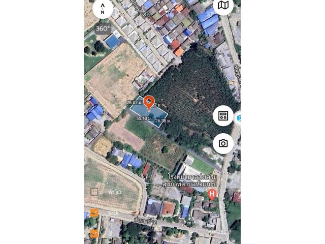 ที่ดินใกล้อนามัยห้วยกะปิ 354ตรว. ขาย 4.5ล้าน ต.ห้วยกะปิ อ.เมือง จ.ชลบุรี  ที่ดินใกล้กับอนามัยห้วยกะปิ