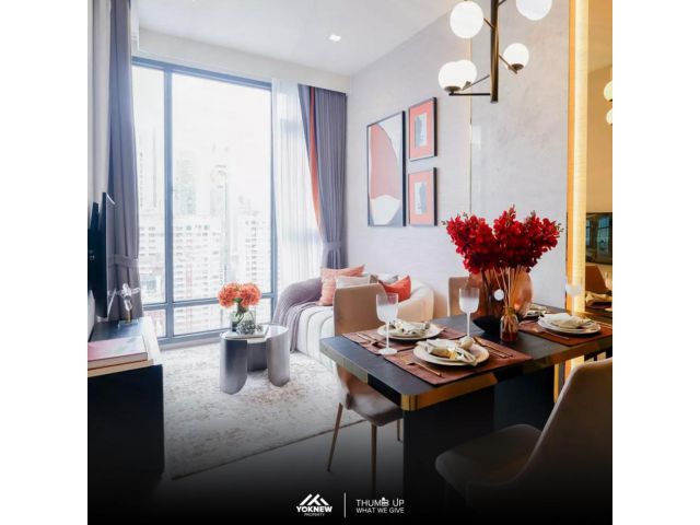 คอนโด The Address Siam Ratchathewi ห้อง 2 นอน 2 ห้องน้ำ 66 ตร.ม อยู่ชั้นสูง วิวสวย เฟอร์ครบ