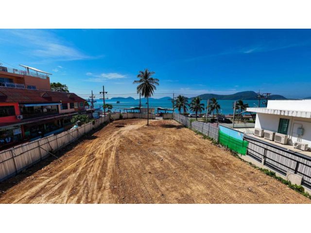 R624-056 Land for sale, Laem Panwa, Phuket, 372 square wah, title deed, public road entrance.Beach road, width 25 meters