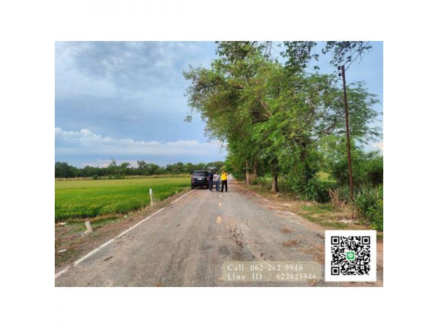 ขายที่ดินนนทบุรี ไทรน้อย-บางบัวทอง ที่สวยติดถนน ใกล้วัดคลองขวาง ติดต่อ 062-262-5946