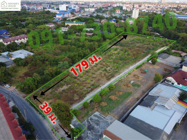 ขาย ที่ดิน ขายที่ดินบางรักใหญ่ บางบัวทอง นนทบุรี 6-0-83ไร่ 6 ไร่ 83 ตร.วา