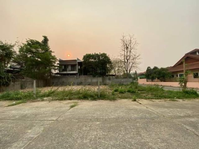 ขายที่ดินตำบลช้างเผือกแปลงมุมติดถนนสองด้านพร้อมโอน