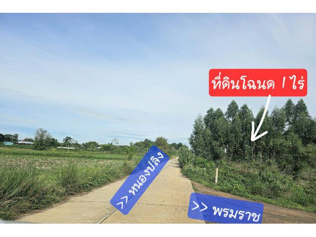 ที่สวยๆ 1 ไร่ ติดถนน 2 ด้าน โซนเทคนิคปักธงชัย