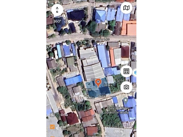 ที่ดินพร้อมสิ่งปลูกสร้างใกล้หาดวอน 200 ตรว. เหมา 16ล้าน ต.แสนสุข อ.เมือง จ.ชลบุรี  ที่ดินติดถนนสาธารณะประโยชน์สองด้าน