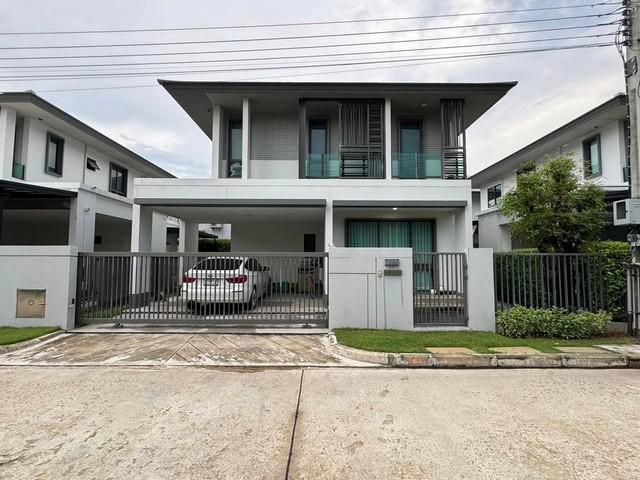 P224 ให้เช่า บ้าน เดี่ยว 2 ชั้น บุราสิริ วัชรพล Burasiri Watcharapol ถนนสุขาภิบาล 5 เขตสายไหม บ้านสภาพใหม่ โครงการร่มรื่