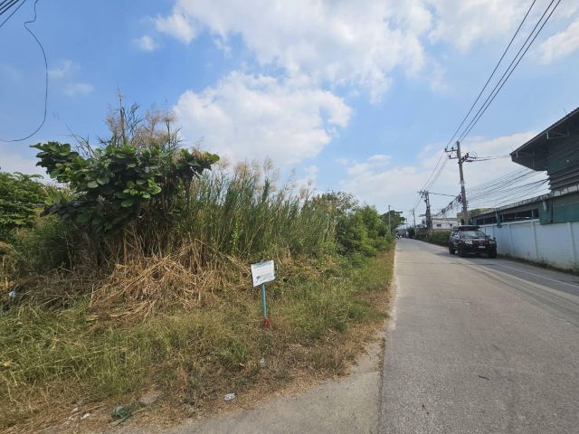 AS050 ขายที่ดิน ผังเมืองสีม่วง พร้อมสร้างโรงงาน ขนาดที่ดิน 2-0-80 ไร่ ติดถนนสองด้านใกล้เศรษฐกิจ สมุทรสาคร